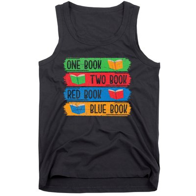 Reading Book Worm Bibliophiles Nerds Librarians Tank Top