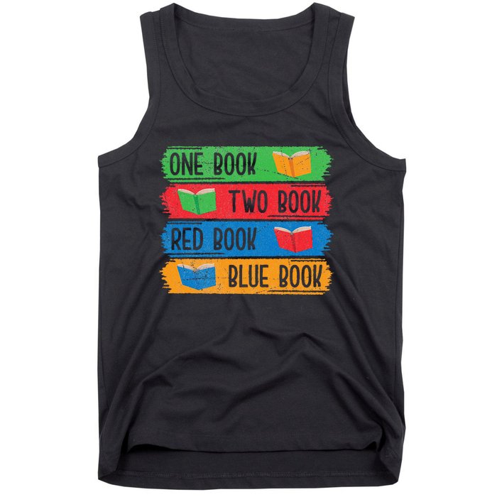 Reading Book Worm Bibliophiles Nerds Librarians Tank Top