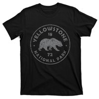 Retro Bear Yellowstone National Park 1872 Hiking Souvenir T-Shirt