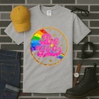 Retro Be You Rainbow Emblem Tall T-Shirt