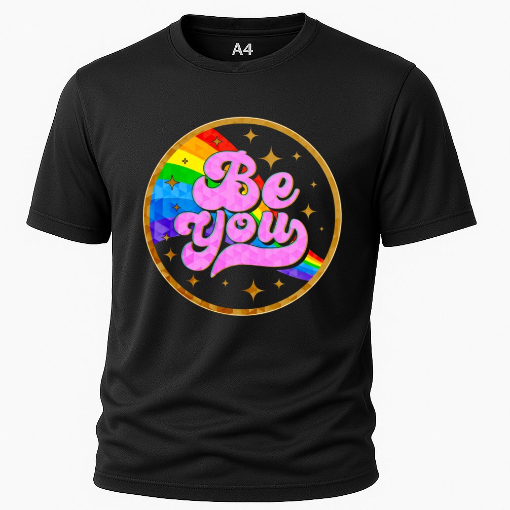 Retro Be You Rainbow Emblem Performance Shirt