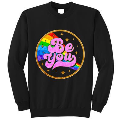 Retro Be You Rainbow Emblem Sweatshirt