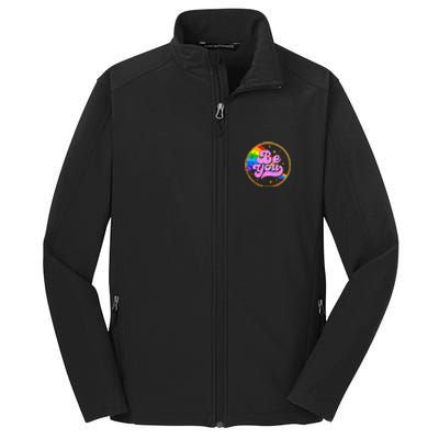 Retro Be You Rainbow Emblem Core Soft Shell Jacket