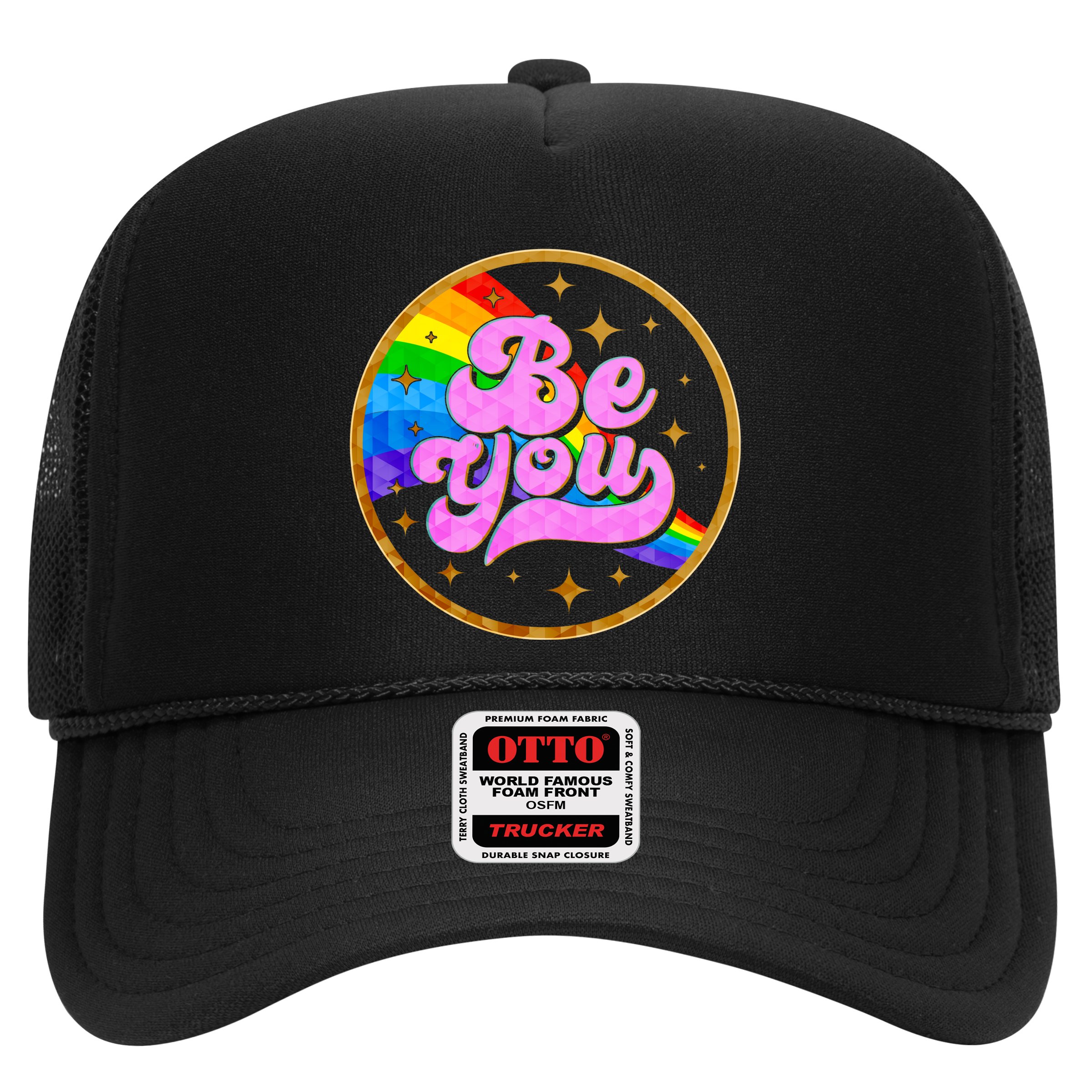 Retro Be You Rainbow Emblem Hat