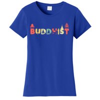 Retro Buddha Zen Gift Vintage Buddhism Buddhist Gift Women's T-Shirt