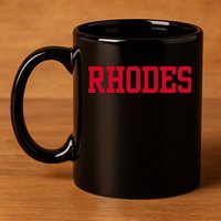 Rhodes College 02 11oz C Handle Ceramic Mug