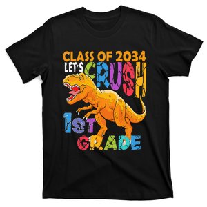 Ready Crush 1st Grade Dinosaur First Back To School Boy T-Shirt