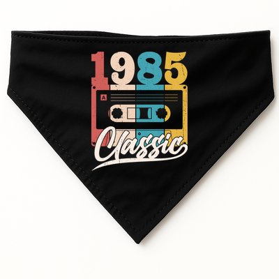 Retro Classic 1985 Birthday Cassette Tape USA-Made Doggie Bandana