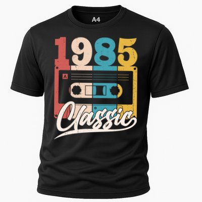 Retro Classic 1985 Birthday Cassette Tape Performance Shirt