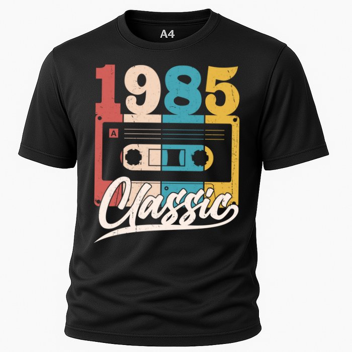 Retro Classic 1985 Birthday Cassette Tape Cooling Performance Crew T-Shirt