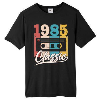 Retro Classic 1985 Birthday Cassette Tape Tall Fusion ChromaSoft Performance T-Shirt