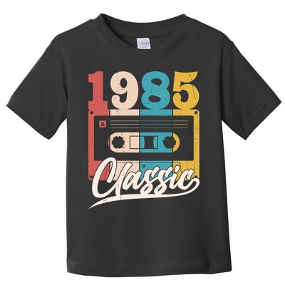 Retro Classic 1985 Birthday Cassette Tape Toddler T-Shirt