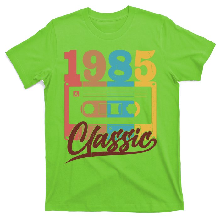 Retro Classic 1985 Birthday Cassette Tape T-Shirt