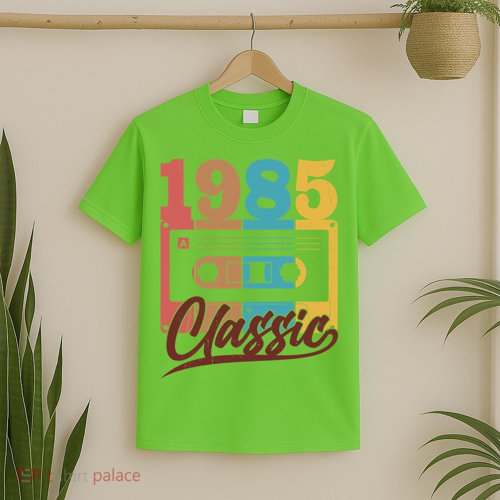 Retro Classic 1985 Birthday Cassette Tape T-Shirt