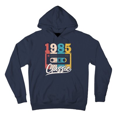 Retro Classic 1985 Birthday Cassette Tape Hoodie