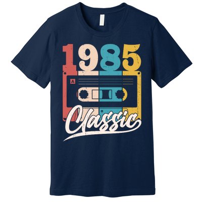 Retro Classic 1985 Birthday Cassette Tape Premium T-Shirt