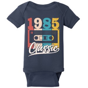 Retro Classic 1985 Birthday Cassette Tape Baby Bodysuit