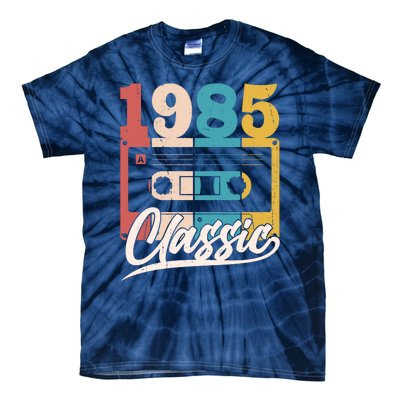 Retro Classic 1985 Birthday Cassette Tape Tie-Dye T-Shirt