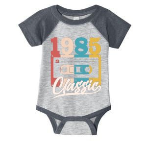 Retro Classic 1985 Birthday Cassette Tape Infant Baby Jersey Bodysuit