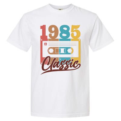 Retro Classic 1985 Birthday Cassette Tape Garment-Dyed Heavyweight T-Shirt