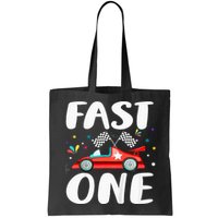 Race Car 1st Birthday Fast One This Little Racer Is One Year Bag