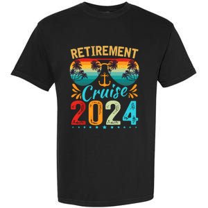 Retirement Cruise 2024 Retired Cruising Trip Vacation Garment-Dyed Heavyweight T-Shirt