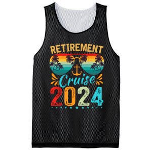 Retirement Cruise 2024 Retired Cruising Trip Vacation Mesh Reversible Basketball Jersey Tank