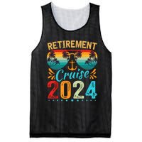 Retirement Cruise 2024 Retired Cruising Trip Vacation Mesh Reversible Basketball Jersey Tank