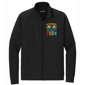 Retirement Cruise 2024 Retired Cruising Trip Vacation Stretch Full-Zip Cadet Jacket