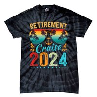 Retirement Cruise 2024 Retired Cruising Trip Vacation Tie-Dye T-Shirt