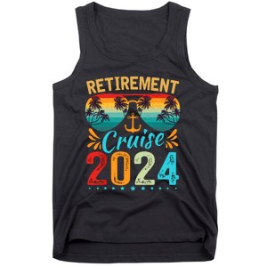 Retirement Cruise 2024 Retired Cruising Trip Vacation Tank Top