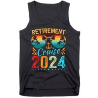 Retirement Cruise 2024 Retired Cruising Trip Vacation Tank Top