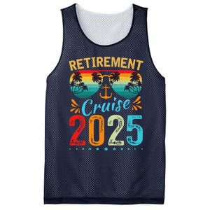 Retirement Cruise 2025 Retired Cruising Trip Vacation Mesh Reversible Basketball Jersey Tank