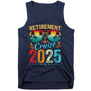 Retirement Cruise 2025 Retired Cruising Trip Vacation Tank Top