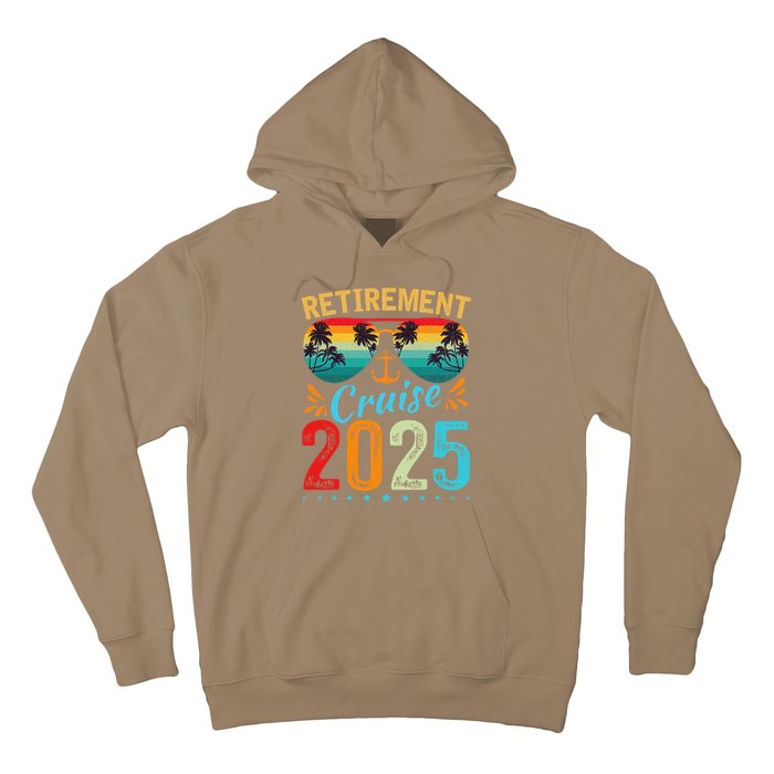 Retirement Cruise 2025 Retired Cruising Trip Vacation Hoodie