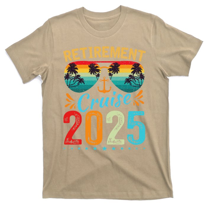 Retirement Cruise 2025 Retired Cruising Trip Vacation T-Shirt