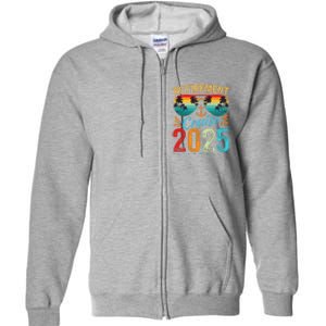 Retirement Cruise 2025 Retired Cruising Trip Vacation Full Zip Hoodie