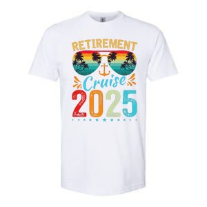 Retirement Cruise 2025 Retired Cruising Trip Vacation Softstyle CVC T-Shirt