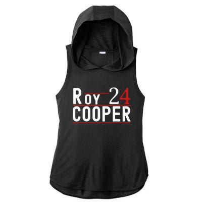 Roy Cooper 2024 President Kamala Harris Kamala Ladies PosiCharge Tri-Blend Wicking Draft Hoodie Tank