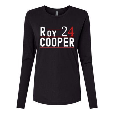 Roy Cooper 2024 President Kamala Harris Kamala Womens Cotton Relaxed Long Sleeve T-Shirt