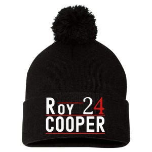 Roy Cooper 2024 President Kamala Harris Kamala Pom Pom 12in Knit Beanie