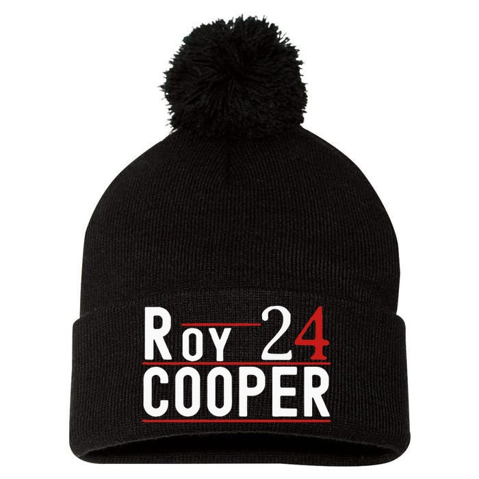 Roy Cooper 2024 President Kamala Harris Kamala Pom Pom 12in Knit Beanie