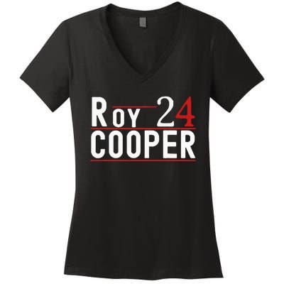 Roy Cooper 2024 President Kamala Harris Kamala Women's V-Neck T-Shirt