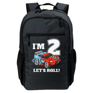 Race Car 2nd Birthday Boy 2 Two Racing Car Driver Daily Commute Backpack