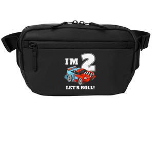 Race Car 2nd Birthday Boy 2 Two Racing Car Driver Crossbody Pack