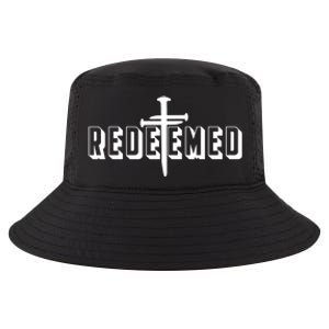 Redeemed Collection 3 Nails Cross Jesus Christ Christian Catholic Cool Comfort Performance Bucket Hat