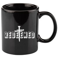 Redeemed Collection 3 Nails Cross Jesus Christ Christian Catholic 11oz C Handle Ceramic Mug