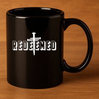 Redeemed Collection 3 Nails Cross Jesus Christ Christian Catholic 11oz C Handle Ceramic Mug