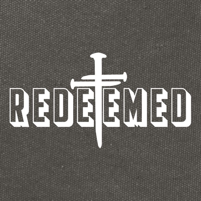 Redeemed Collection 3 Nails Cross Jesus Christ Christian Catholic Cotton Canvas Backpack
