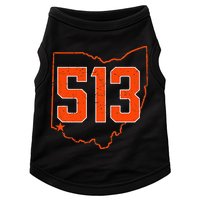Retro Cincinnati 513 Area Code Ohio Doggie Tank